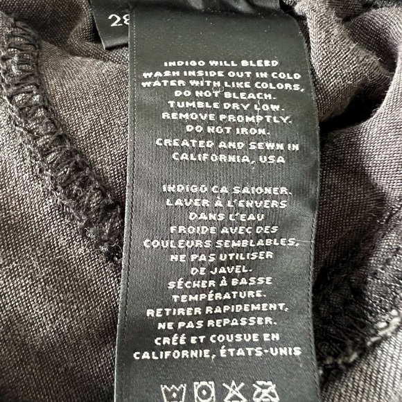 J Brand Skinny Jeans Grey, size 28 - Picture 5 of 6